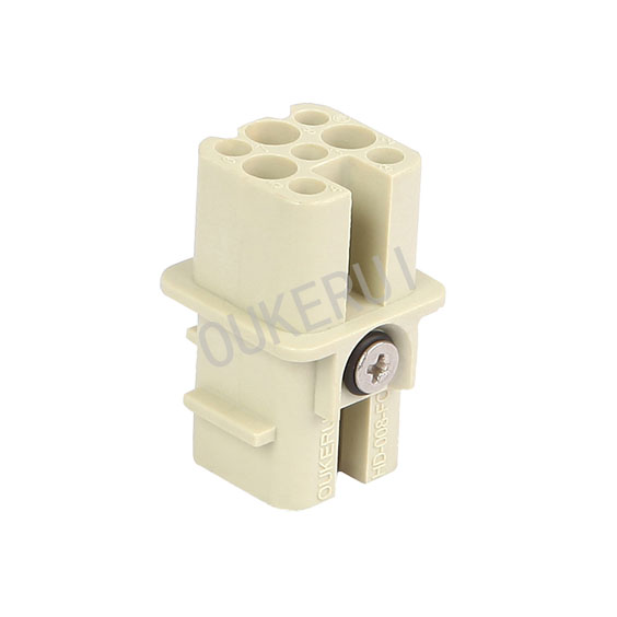 8Pin 10A Heavy Duty Connector Female Insert