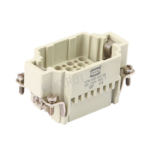 DD 42 250V 10A Heavy Duty Connector Male Insert